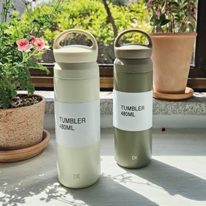 Série de gobelets isothermes coréens 350 ml 480 ml en acier inoxydable, bouteille à vide pour glace, bouteille d'eau froide portable - Product Image 1