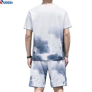 Conjunto Deportivo de Verano para Hombre de BOBBIN INDUSTRIES, Camiseta y Pantalones Jogger, Estilo Urbano, Transpirable, Personalizable, Cómodo, Unisex, Talla Grande - Product Image 5