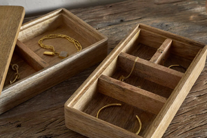 Best Selling High Quality Handcrafted <b>Wooden</b> Box Brass Inlay New Arrival Polished Directly Natural Wood Top <b>Wooden</b> <b>Storage</b> Boxes - Product Image 6