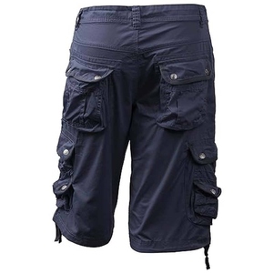 Pantalones Cortos Cargo de Algodón Transpirable para Hombre, Cintura Elástica, Múltiples Bolsillos, Fitness Casual, OEM Personalizado - Product Image 6