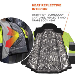 Veste de travail réfléchissante à manches longues 2026, séchage rapide, 100 % polyester tricoté, avec LED clignotante, haute visibilité, pour l'extérieur - Product Image 5