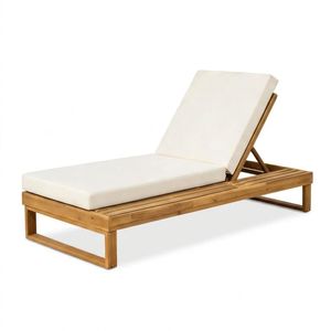 Salon de jardin et chaise longue en teck fabriqué en Indonésie WT2244 - Product Image 1