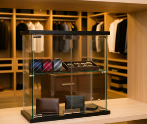 Vitrine de présentation moderne en verre trempé TMG-G256 pour bar à domicile, cuisine, salle à manger, salons, chambres et hôtels - Product Image 1