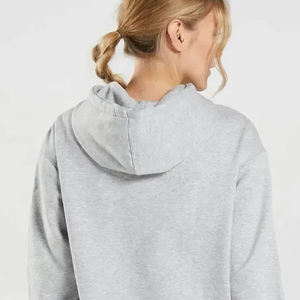 Sudadera con capucha extragrande personalizada para mujer, de manga larga, estilo holgado, de alta calidad a bajo precio. - Product Image 4