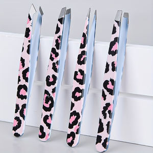 Pince à épiler de précision ultra-precise à pointe diamantée, style dernier cri, personnalisée, pour le modelage professionnel des cils et des sourcils - Product Image 1