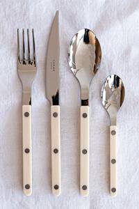 Elegant Silver Finish Cutlery Set High Quality Stainless Steel Flatware for Modern Table Settings - Product Image 2