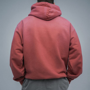 Sudaderas con capucha personalizadas para hombre, de tejido grueso y cómodo, con efecto descolorido por el sol, 100% algodón, forro polar, talla grande. - Product Image 2