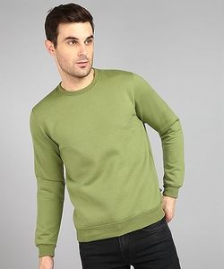 Sudadera Casual de Invierno para Hombre, Corte Regular, 100% Algodón, Felpa Ecológica, Transpirable, de Secado Rápido, Teñido Liso, Hecho en Pakistán - Product Image 1