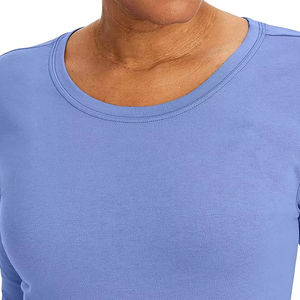 T-shirt d'infirmière à manches longues en chenille brodé pour femme, sous-vêtement médical élégant - Product Image 6