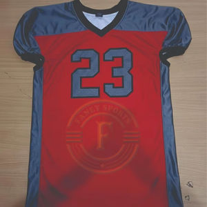 Uniformes de Fútbol Americano de Último Diseño - Estilo Universitario con Cuello en V y Sublimación - Product Image 1