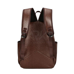 Casual Leather <b>Backpack</b> Weekend Leather <b>Backpack</b> Premium Leather <b>Backpack</b> <b>Lightweight</b> Carry Bag - Product Image 2