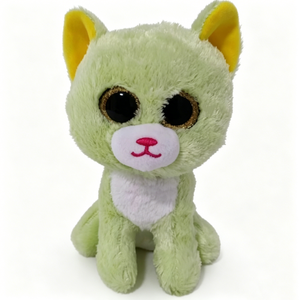 customized green <b>cat</b> <b>plush</b>, light green kitty stuffed animal ,big eyes <b>cat</b> <b>plush</b> ,green <b>cat</b> stuffed toy ,soft green <b>cat</b> plushie - Product Image 2