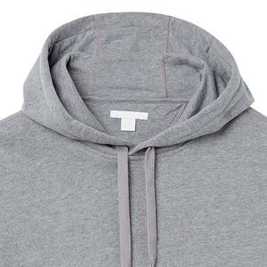 Sudadera con Capucha para Hombre, Personalizada con Bordado, de Alta Calidad, Estilo Urbano, Color Gris Jaspeado, Servicio OEM, Gran Venta - Product Image 5