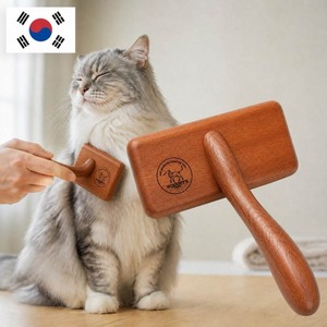 Pet <b>Hair</b> <b>Remover</b> Wooden Slicker Brush pet grooming removal brush pet grooming materials self cleaning cat grooming pet <b>tools</b> - Product Image 4