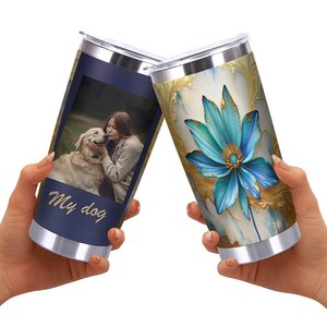 Stainless Steel Tumbler 20oz Double Wall Vacuum <b>Insulated</b> Travel <b>Cup</b> With Lid For Home Office Use - Product Image 2