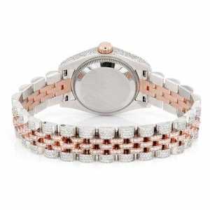 Luxury Silver Stainless Steel <b>Diamond</b> Bezel 40mm Sapphire Glass Marble Dial Day Display Business Classic Jubilee <b>Watch</b> - Product Image 5