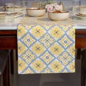 Nuevo Camino de Mesa de Algodón Puro para Bodas, Decoración de Mesa Moderna con Logotipo Personalizado Impreso - Product Image 3