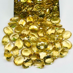 Citrino brasileño natural de 10 mm y 8 mm, piedras de citrino amarillo ovaladas, gemas sueltas sin tratar, precio al por mayor para la fabricación de joyas. - Product Image 4