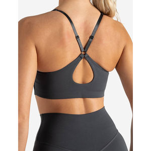 Nouvel Arrivage Soutien-gorge de Sport Respirant Haute Qualité Grande Taille pour Femme avec Logo Personnalisable sur le Devant - Product Image 4