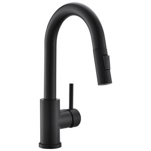 Rubinetto da Cucina Nero con Doccetta Estraibile e Funzione Mini Bar Prep, Doppio Uso per Bagno e Lavello - Product Image 4