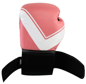 Guantes de entrenamiento de boxeo profesionales de color rosa – Guantes de combate de cuero sintético de primera calidad para fitness femenino, kickboxing y muay thai - Product Image 3