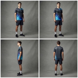 Conjunto de Camiseta de Fútbol de Alta Calidad, 100% Poliéster, Manga Corta, Transpirable, Camisetas de Fútbol - Product Image 2