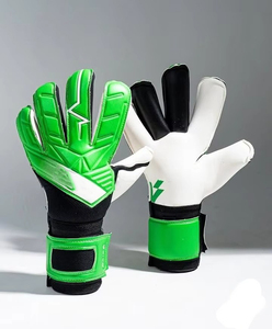 Professional <b>Custom</b> <b>Logo</b> Non-Slip Adjustable Football Goalkeeper Gloves Breathable Rubber Full Finger Waterproof Windproof High - Product Image 1