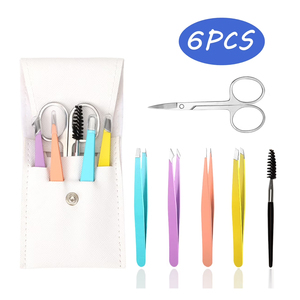 Kit de Pinzas para Extensión de Pestañas y Cejas de Marca Privada al por Mayor, Juego de Pinzas Aplicadoras de Pestañas de Alta Calidad - Product Image 2