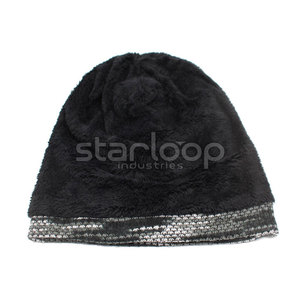 100% Cotton Wool Winter Wear Jacquard Beanie Hats Made In Best Fabric Best Selling Jacquard Beanie Hats For Sale - Product Image 5