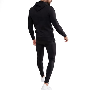 Ensemble de survêtement deux pièces pour homme, de haute qualité, imprimé, pour l'entraînement hivernal, la gym et le sport, avec pantalon personnalisé en polaire respirant pour le jogging - Product Image 5