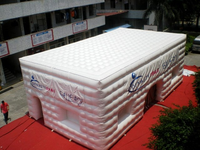 Grande tente cube gonflable pour événements, parcours de jeux combiné, piste de course, château gonflable extérieur décoratif, petite machine distributrice, carnaval