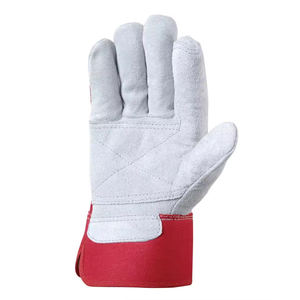 Gants de travail en cuir de vachette pleine fleur de qualité supérieure, résistants, avec protection des paumes et du pouce, pour une sécurité accrue - Product Image 2