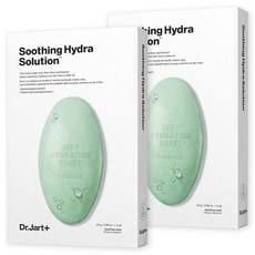 Dr. Jart+ Soothing Hydra Solution Maschera in Foglio, Confezione da 5 (2 Pacchi Scontati), Idratante per il Viso, Ingrediente Principale Acido Ialuronico - Product Image 1