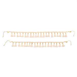 Hair Chains with Pearls-Mango Style Tassel Ear Chains - Product Image 2