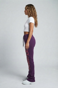 Pantalon de jogging en molleton empilé pour femme, pantalon de survêtement en polaire pour femme, pantalon de jogging d'hiver, streetwear pour femme - Product Image 3