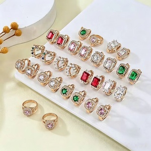 Pendientes de Moda para Mujer, Joyería de Lujo, Pendientes de Oro Amarillo de 18K para Chicas - Product Image 3