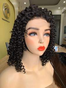 Peluca y mechones de cabello Remy con texturas rizadas euroasiáticas 100% cabello humano vietnamita sin procesar oferta al por mayor - Product Image 2