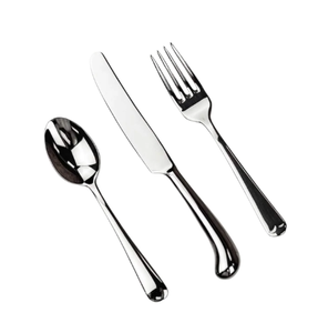 Ensemble de couverts modernes en acier inoxydable, finition miroir, passe au lave-vaisselle, couverts de mariage, ensemble de 5 pièces - Product Image 2