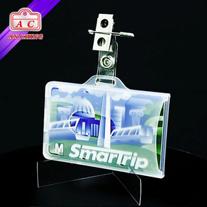 Plastic <b>ID</b> Name Tag Card <b>Holder</b> Personal Business Badge <b>Holder</b> - Product Image 5
