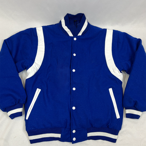 Chaqueta Varsity Letterman Unisex de Béisbol Universitario Estilo Bomber Streetwear con Parche Bordado de Chenilla de Lana Tejida 2026 para Hombre y Mujer con Cintas - Product Image 1