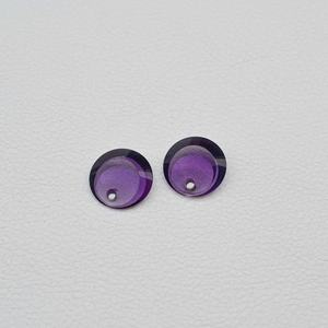AAA Grade Certified Natural African Amethyst Fancy Cut Gemstones Handmade Jewelry Making Pair Set Wholesale Drilled Gemstone - Product Image 4