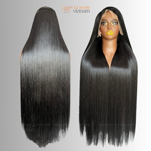 Wholesale Price Vietnamese Remy <b>Hair</b> Extensions Long Lasting Bone Straight Wig Raw Virgin Human <b>Hair</b> Machine Double Weft 400g - Product Image 1