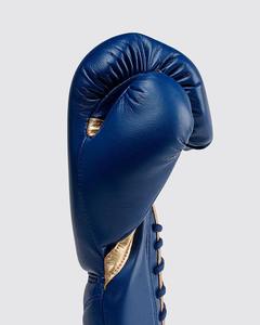 Gants de boxe personnalisables les plus vendus % Qualité supérieure en cuir véritable Fermeture à lacets Gants de sparring imperméables - Product Image 4