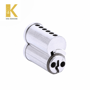 Mejor Cerradura sin Llave SFIC de 6 Pines de Latón Cromado Satinado de Reemplazo Rápido para Seguridad de Puertas Comerciales - Product Image 4