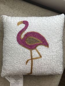 Best Price Beaded Stag Deer Cushion Cover <b>Square</b> Cotton Linen Holiday Throw <b>Pillow</b> Case For Sofa Living Room Christmas Pillowcas - Product Image 5