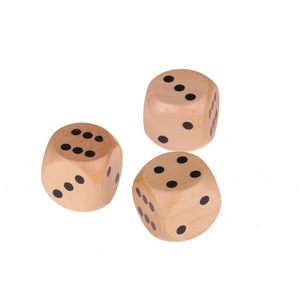Dados de Madera con Números Grabados para Juegos de Mesa, Fiestas, Niños y Adultos - Product Image 2