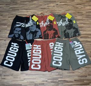 Shorts Bermuda Homme Personnalisés en Coton Épais Imprimé, Style Vintage Délavé avec Cordon de Serrage, Streetwear Décontracté – Fournisseur - Product Image 2