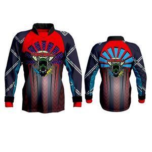 Camiseta de Paintball de Alta Calidad con Paneles de Malla para Ventilación, Tejido de Poliéster Elástico y Duradero de Secado Rápido para Deportes al Aire Libre - Product Image 1