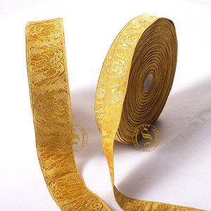 Epaulettes de uniforme con trenzas francesas doradas, galones de encaje para uniforme de aviación, adornos de encaje con trenzas de alambre dorado - Product Image 6