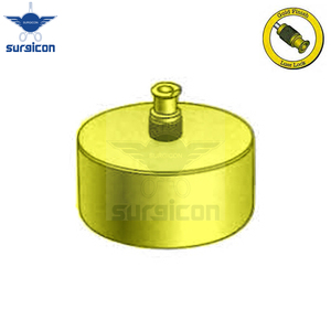 Dispositivo de Sujeción de 40 mm de Longitud con Conexión Luer Lock, Acabado Dorado, Dispositivo Quirúrgico Reutilizable con Doble Conexión Luer Lock - Product Image 5